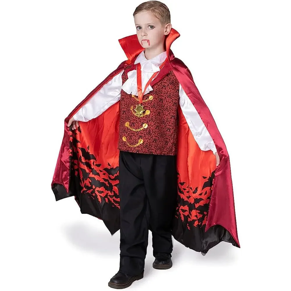 Spooktacular Creations Royal Halloween Vampire Dracula Costume Kids Boys Size 3T